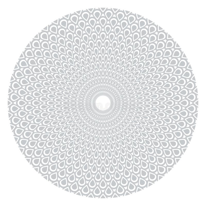 Abstract decorative circle pattern vector illustration