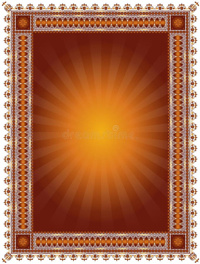 Abstract Decorative Frame stock illustration