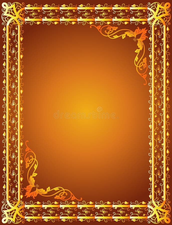 Abstract Decorative Frame royalty free illustration