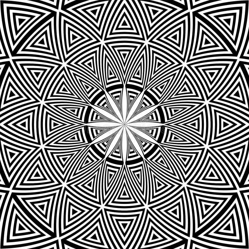 Abstract decorative circle pattern stock illustration