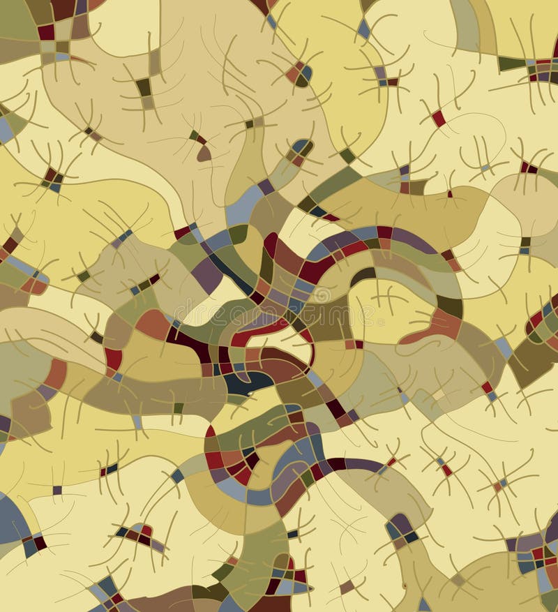 Abstract decorative structure III stock illustration