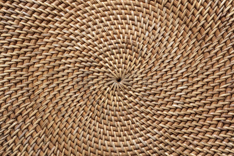 Abstract decorative wooden textured basket weaving. Basket texture background, closeup