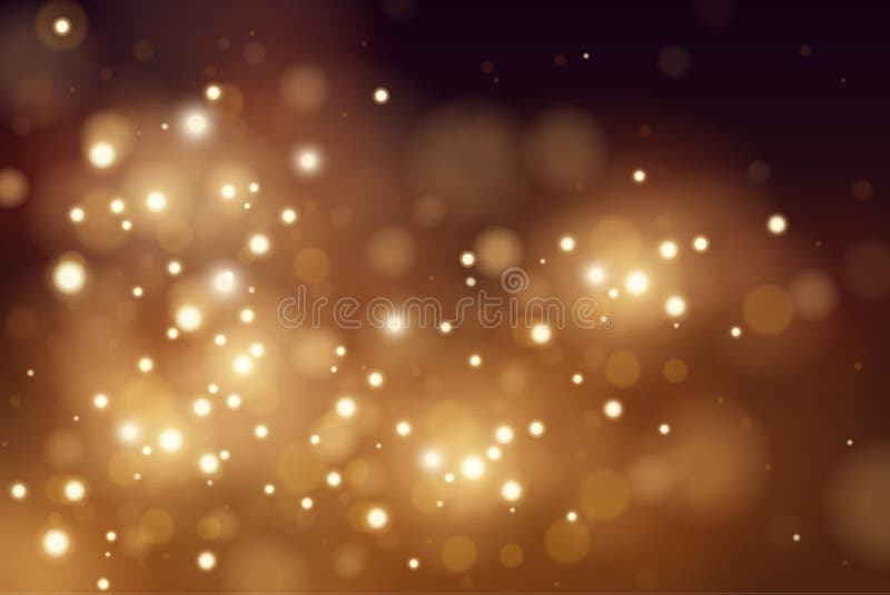 Abstract defocused circular golden luxury gold glitter bokeh lights background. Magic background. EPS 10. Holiday stock illustration Abstract defocused circular golden luxury gold glitter bokeh lights background. Magic background. EPS 10. Holiday stock illustration