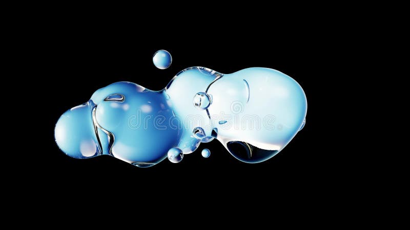 Abstract deformed figure on a black background stock illustration Abstract deformed figure on a black background stock illustration