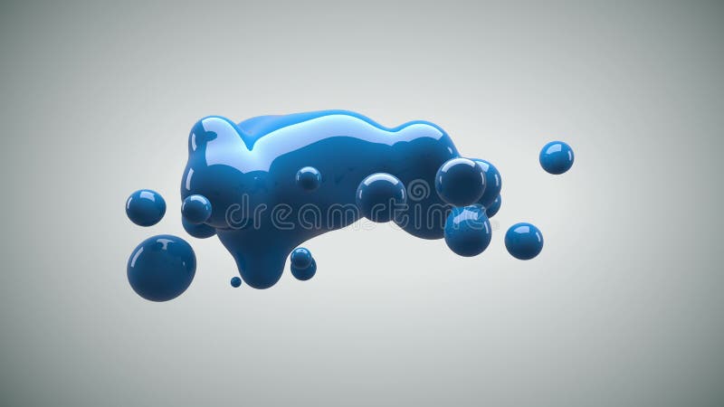 Abstract deformed figure on a white background stock illustration Abstract deformed figure on a white background stock illustration