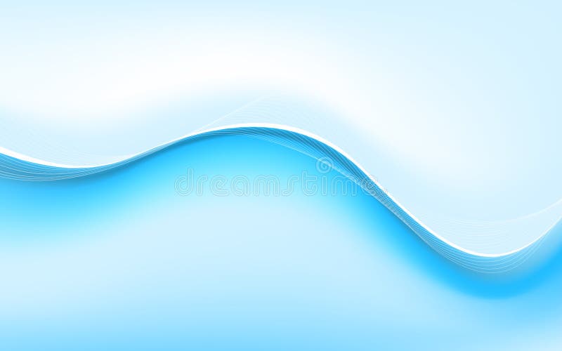 Abstract Design Creativity Background of Blue Waves. Vector