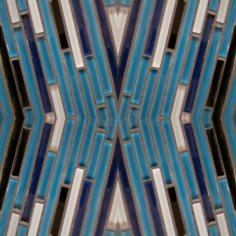 Abstract design with crystal strips in white and blue colors, background and texture royalty free stock images