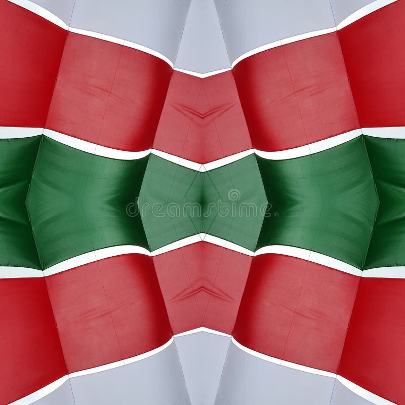 abstract design with cuts of fabric in green, white and red color, background and texture vector illustration abstract design with cuts of fabric in green, white and red color, background and texture vector illustration