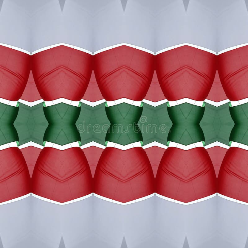 abstract design with cuts of fabric in green, white and red color, background and texture vector illustration abstract design with cuts of fabric in green, white and red color, background and texture vector illustration
