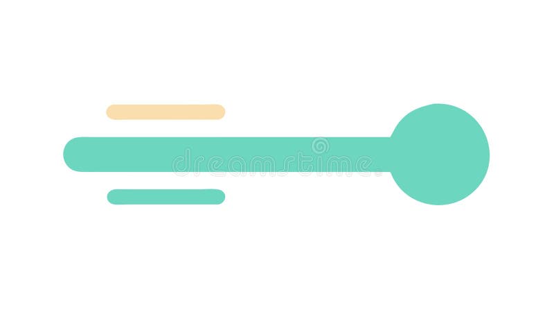 Abstract design element horizontal bar circle icon , vector design Generative AI stock illustration