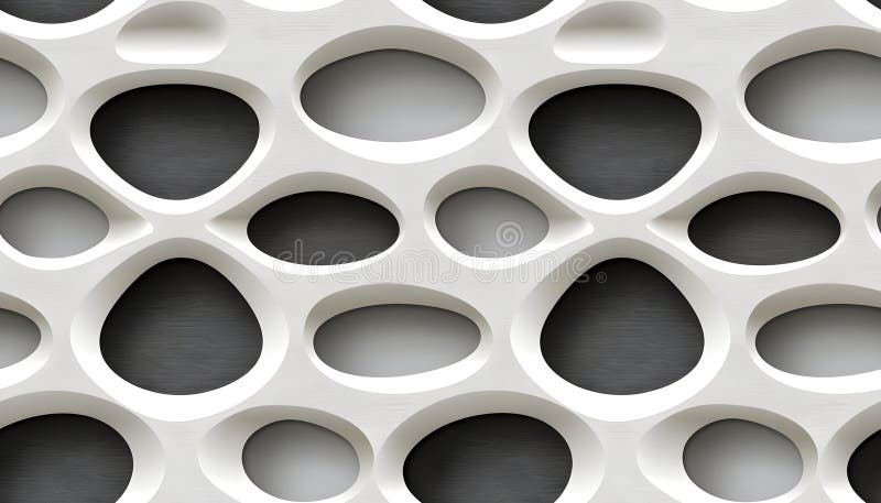 Abstract design featuring a textured surface with organic interconnecting holes abstract design featuring a textured surface with ilustração do vetor