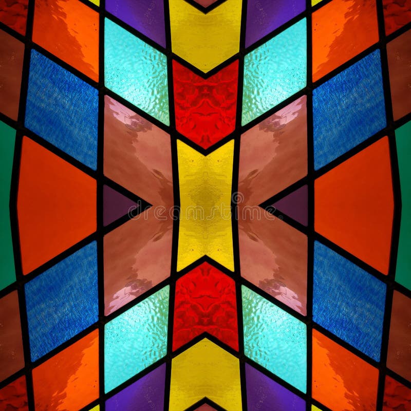 abstract design with stained glass in various colors, material for decoration of windows, background and texture vector illustration abstract design with stained glass in various colors, material for decoration of windows, background and texture vector illustration