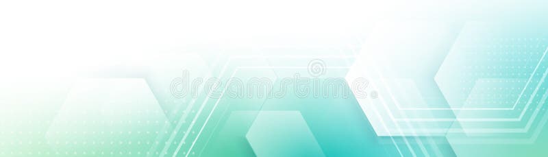 Abstract design with white and blue glowing hexagon geometric lines background. Modern minimal trendy lines pattern. Vector stock illustration