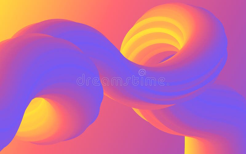 Abstract di linee di curva colorata dello sfondo vettoriale per la presentazione illustrazione vettoriale