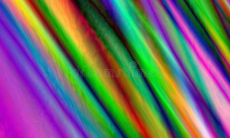 Abstract Diagonal Light Flow Background with Multicolor Blur stock illustration