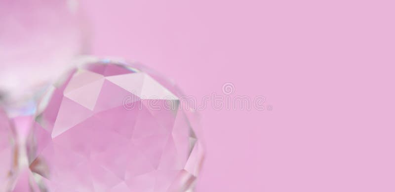 Abstract diamond stone on pink background. Beautiful crystal gem, geometric polygon shapes. Macro view, shallow depth of royalty free stock photography Abstract diamond stone on pink background. Beautiful crystal gem, geometric polygon shapes. Macro view, shallow depth of royalty free stock photography