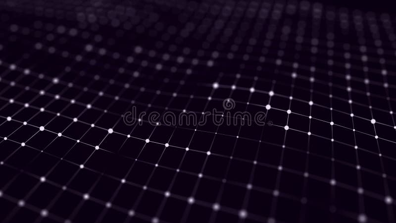 Abstract digital background. Big data code matrix. 3d rendering stock illustration