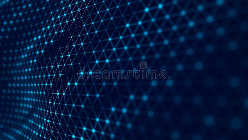 Abstract digital background. Big data code matrix. 3d rendering vector illustration