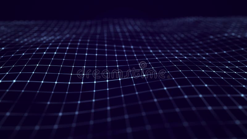 Abstract digital background. Big data code matrix. 3d rendering stock illustration