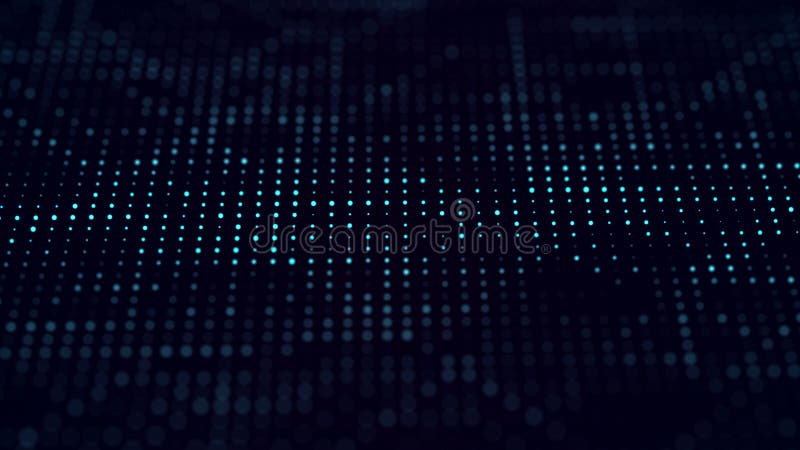 Abstract digital background. Big data code matrix. 3d rendering stock illustration