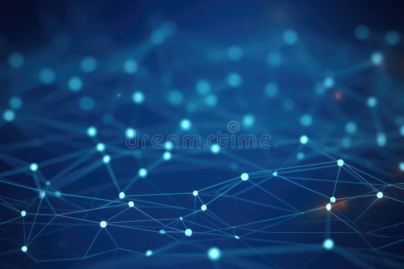 Abstract digital background. Big data visualization. Network connection structure. Science background. Network connection vector illustration