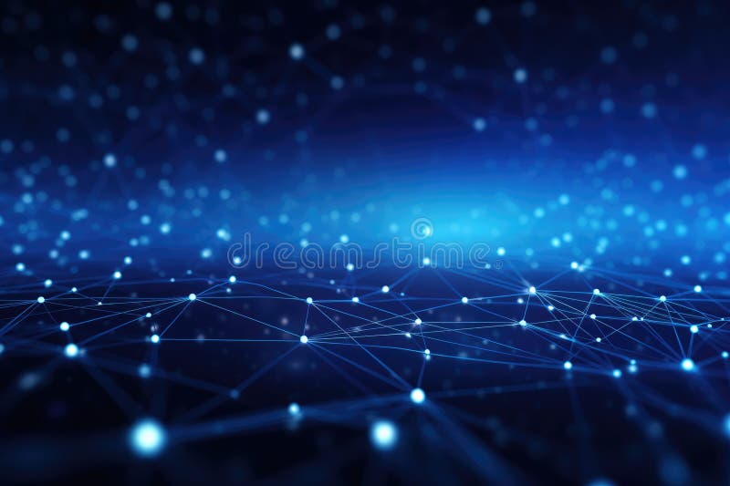 Abstract digital background. Big data visualization. Network connection structure. Science background. Network connection vector illustration