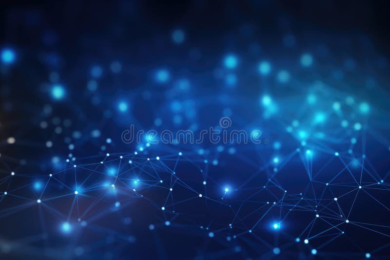 Abstract digital background. Big data visualization. Network connection structure. Science background. Network connection royalty free illustration