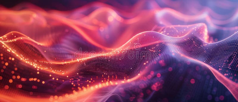 Abstract digital background suitable for technological processes, neural networks, and artificial intelligence applications. royalty free illustration