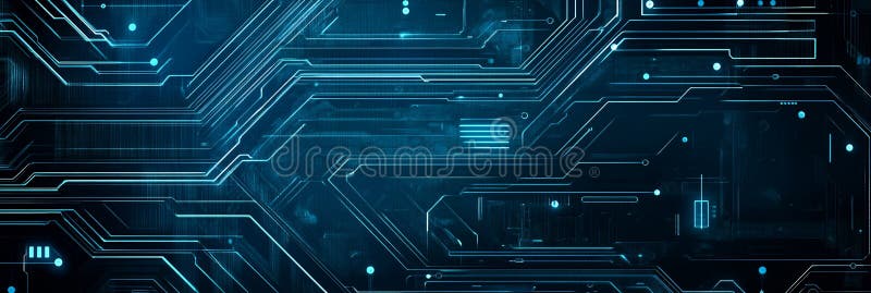 Abstract digital circuit board background vector illustration