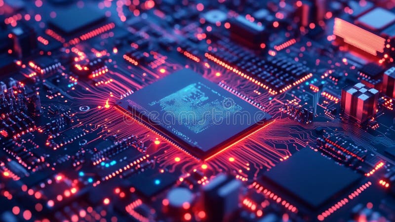 Neon Red Processor Energy