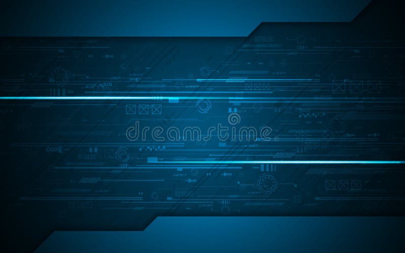 Abstract digital circuit texture pattern technology innovation concept design background vector illustration