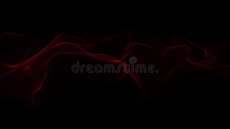 Abstract digital dynamic particle waves. Screensaver. Artificial intelligence concept. royalty free illustration