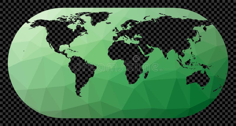 Abstract digital map of world. vector illustration