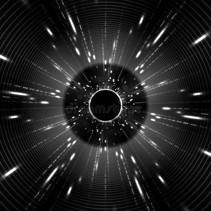 Abstract digital matrix background royalty free illustration