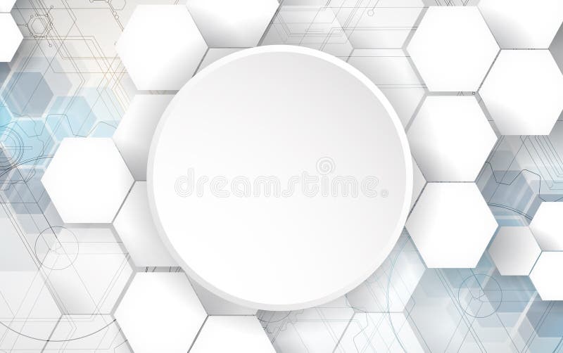Abstract digital matrix concept network technology background stock illustration