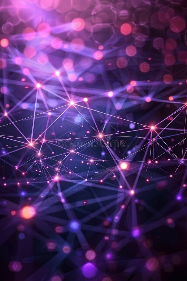 Abstract digital network connection background with big data elements, ideal as technology wallpaper. vector illustration