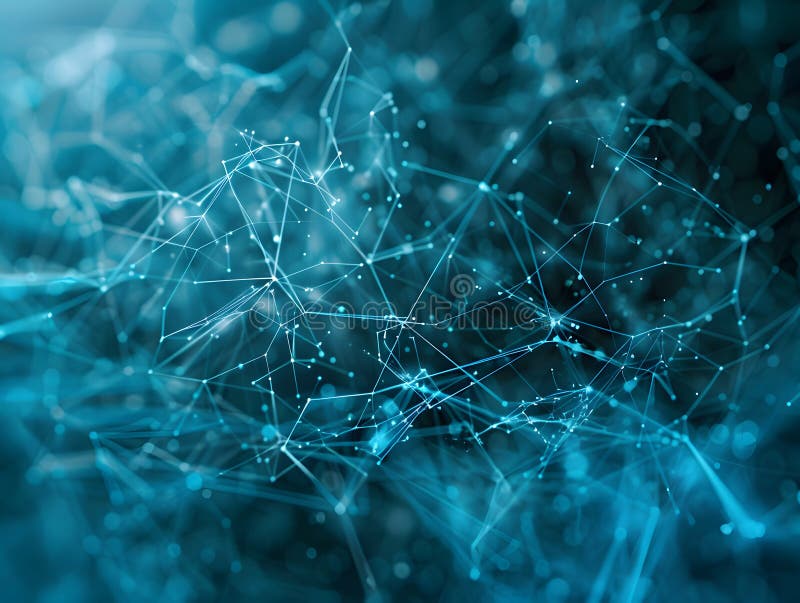 Abstract Digital Network Resilience Art Background with Vibrant Colors vector illustration