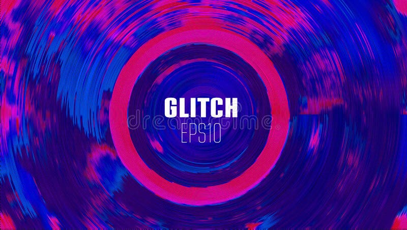 Abstract digital swirl frame background. Circular data flow vector illustration