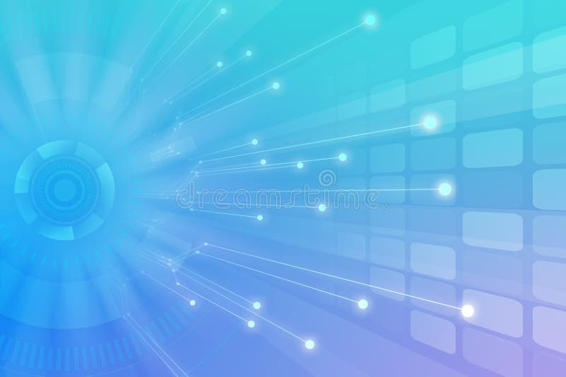 Abstract Digital Technology Background with electronic elements royalty free illustration