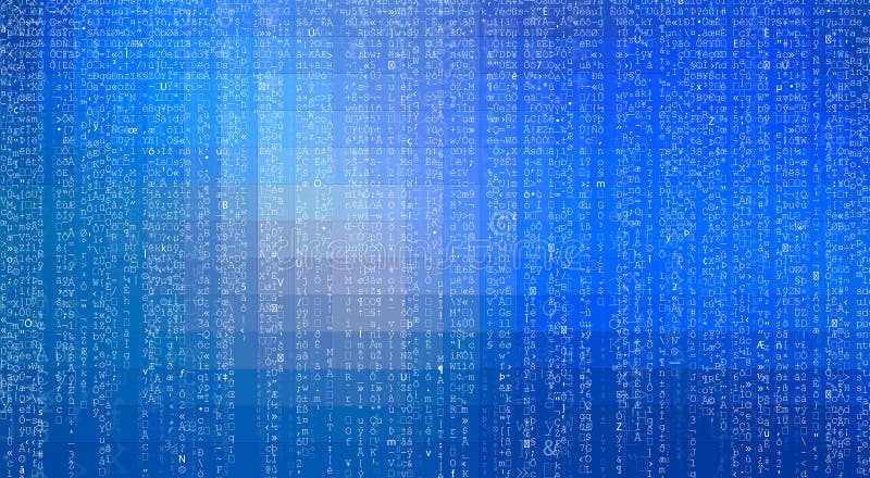 Abstract Matrix Numbers With Ai Theme Stock Illustration Illustration Of Digital Computer