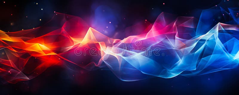 Abstract Digital Terrain A Virtual Landscape of Color and Form royalty free illustration