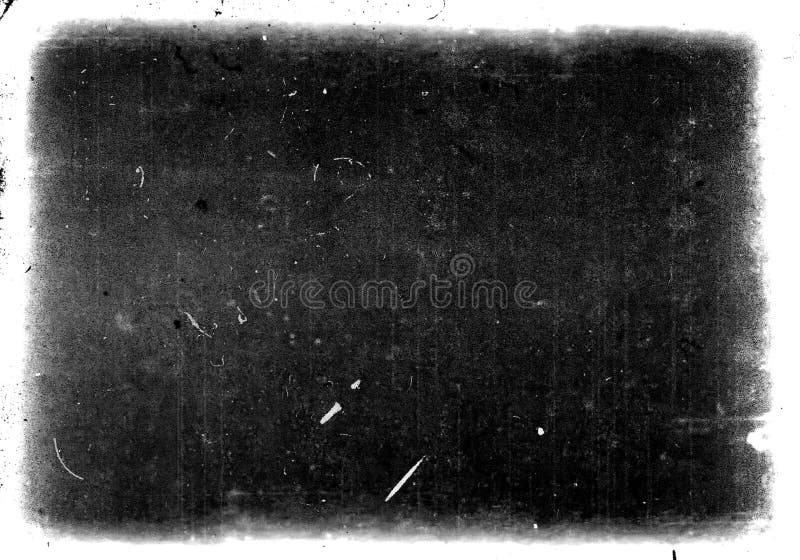 Abstract dirty or aging film frame. stock image