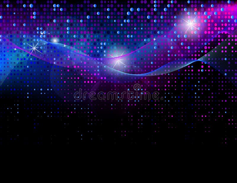 Abstract disco background