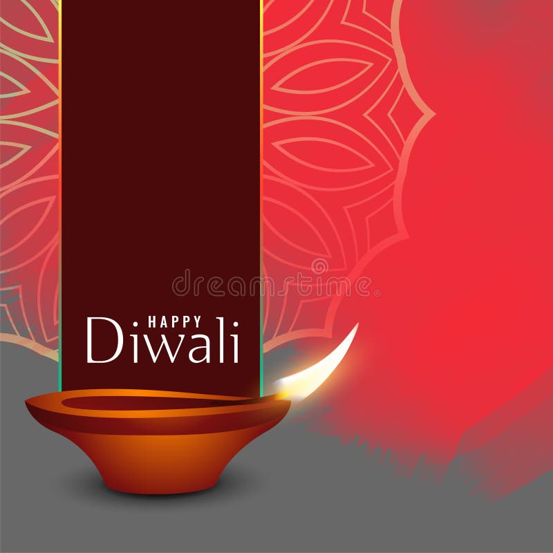 Abstract diwali holiday celebration greeting background.