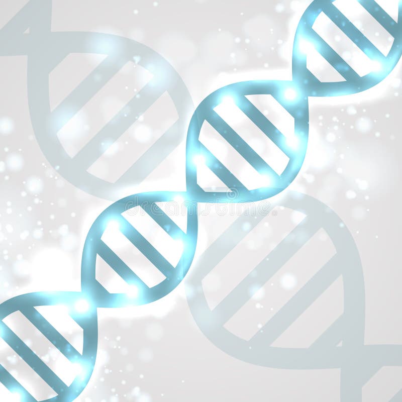Abstract DNA vector illustration