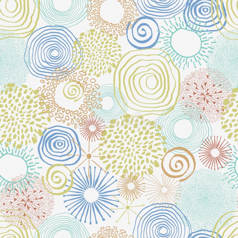 Abstract doodle pattern