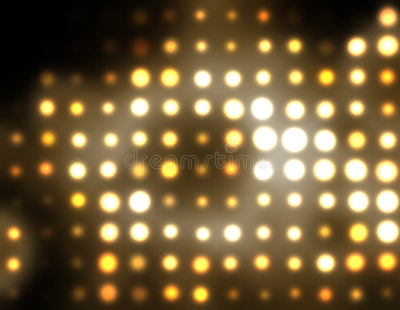 Abstract dots golden