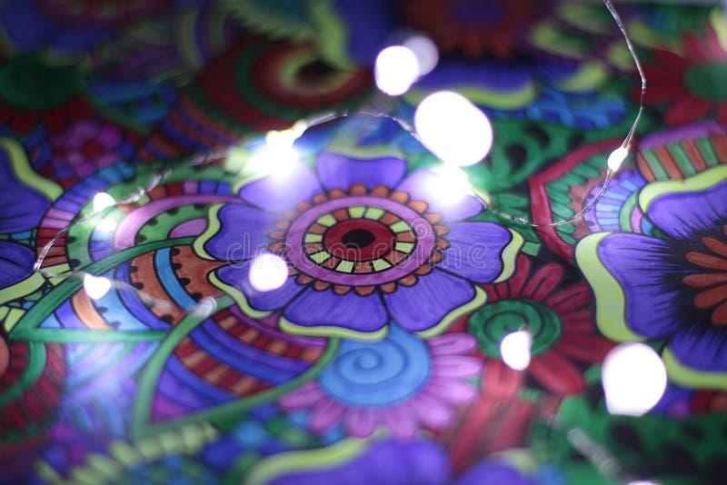 Abstract Draw with Lights 4 Stock Photo - Image of flower, native