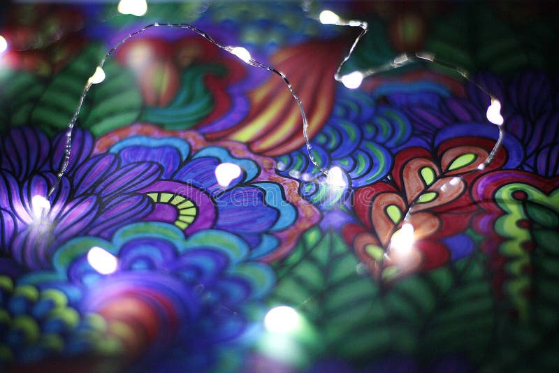 Abstract Draw with Lights 6 Stock Image - Image of india, draw: 120438285