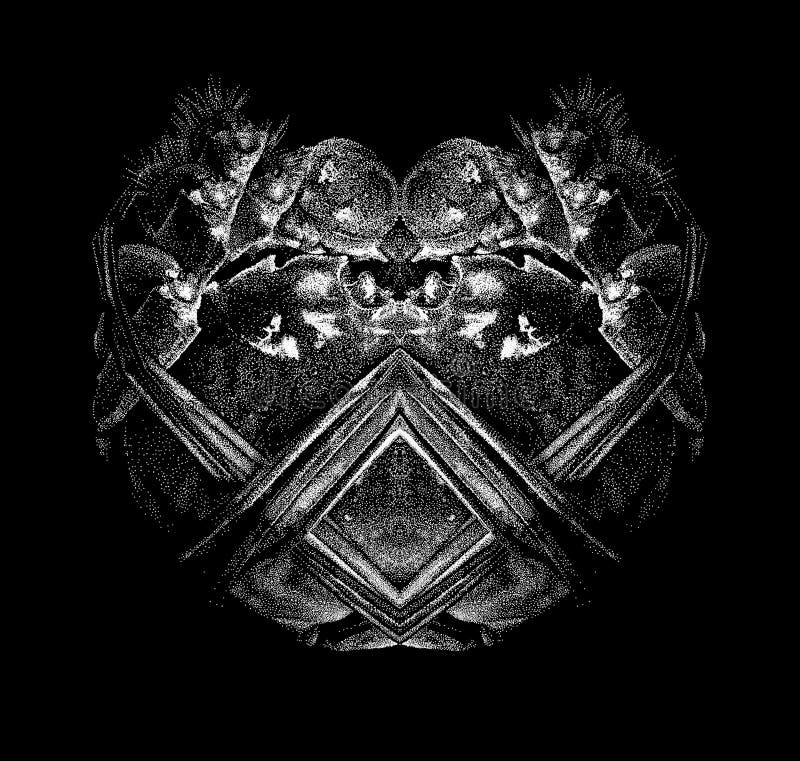 Abstract dynamic pattern. Decorative greeting card or invitation design background vector illustration